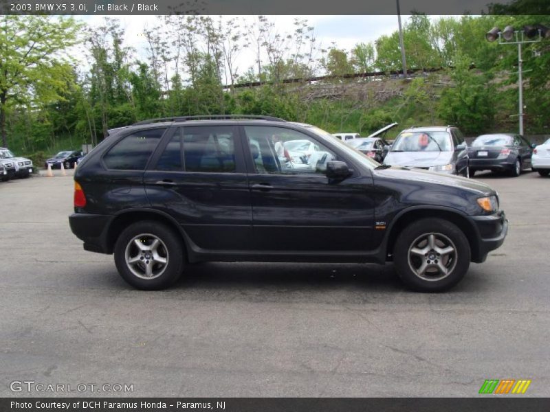 Jet Black / Black 2003 BMW X5 3.0i