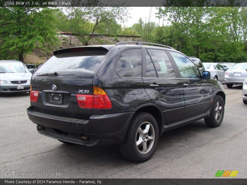 Jet Black / Black 2003 BMW X5 3.0i