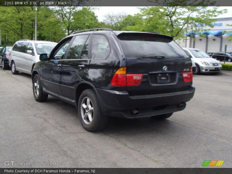 Jet Black / Black 2003 BMW X5 3.0i