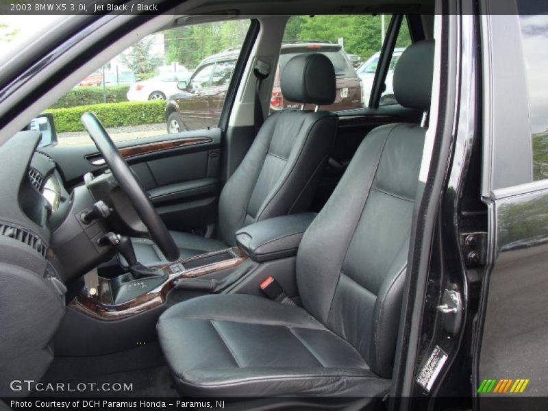 Jet Black / Black 2003 BMW X5 3.0i