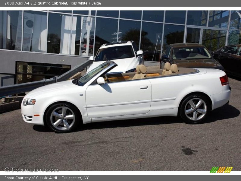 Ibis White / Beige 2008 Audi A4 3.2 quattro Cabriolet