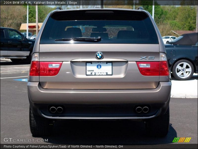 Kalahari Beige Metallic / Beige 2004 BMW X5 4.4i