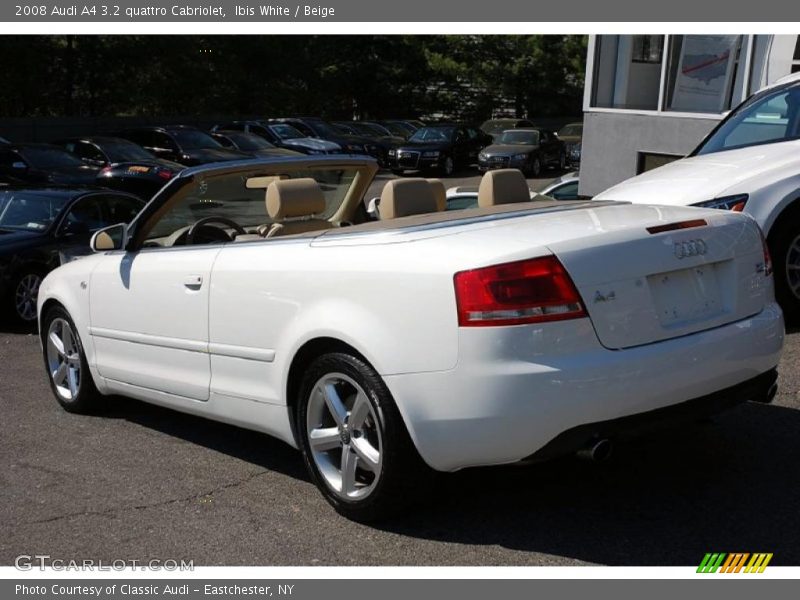 Ibis White / Beige 2008 Audi A4 3.2 quattro Cabriolet