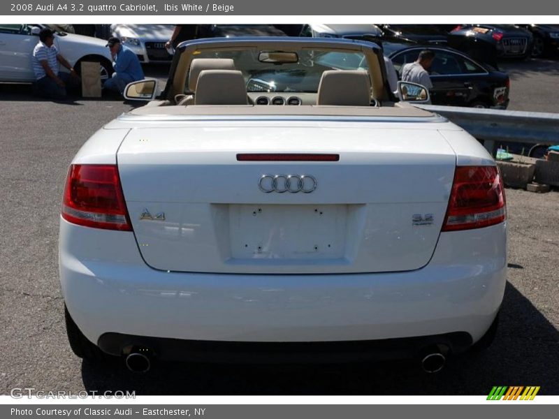 Ibis White / Beige 2008 Audi A4 3.2 quattro Cabriolet