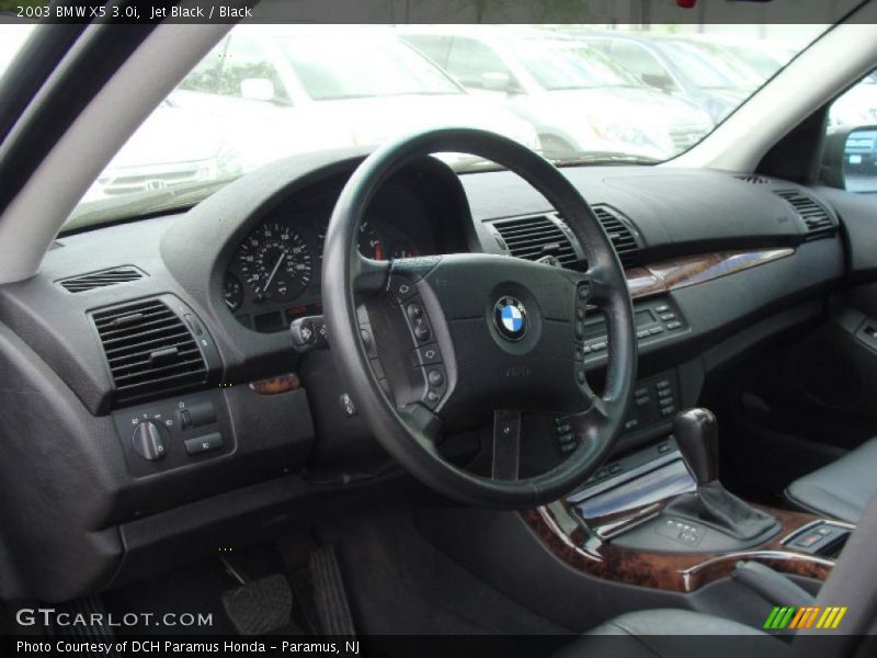 Jet Black / Black 2003 BMW X5 3.0i