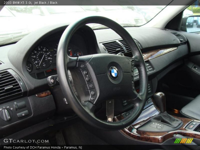 Jet Black / Black 2003 BMW X5 3.0i
