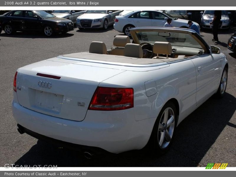 Ibis White / Beige 2008 Audi A4 3.2 quattro Cabriolet