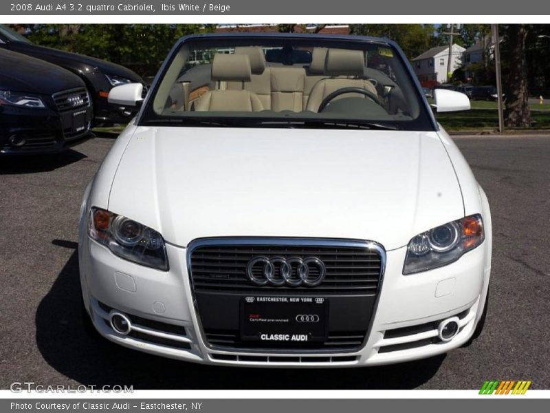 Ibis White / Beige 2008 Audi A4 3.2 quattro Cabriolet