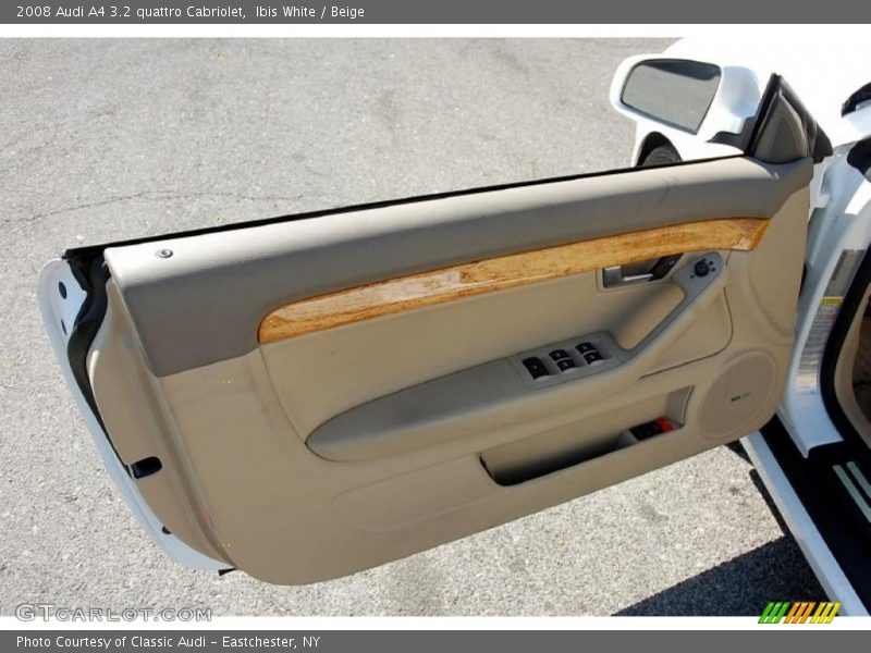 Ibis White / Beige 2008 Audi A4 3.2 quattro Cabriolet