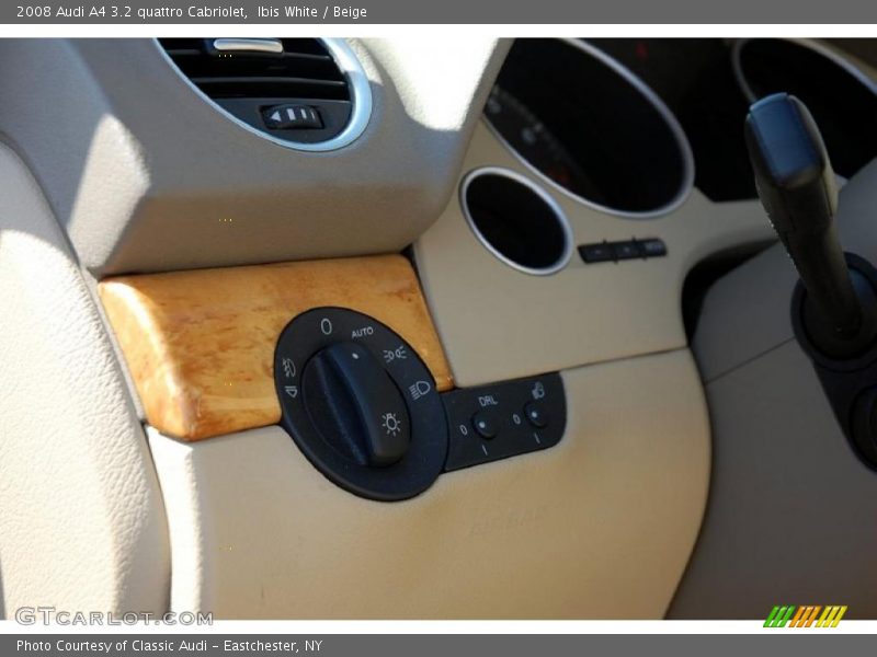 Ibis White / Beige 2008 Audi A4 3.2 quattro Cabriolet