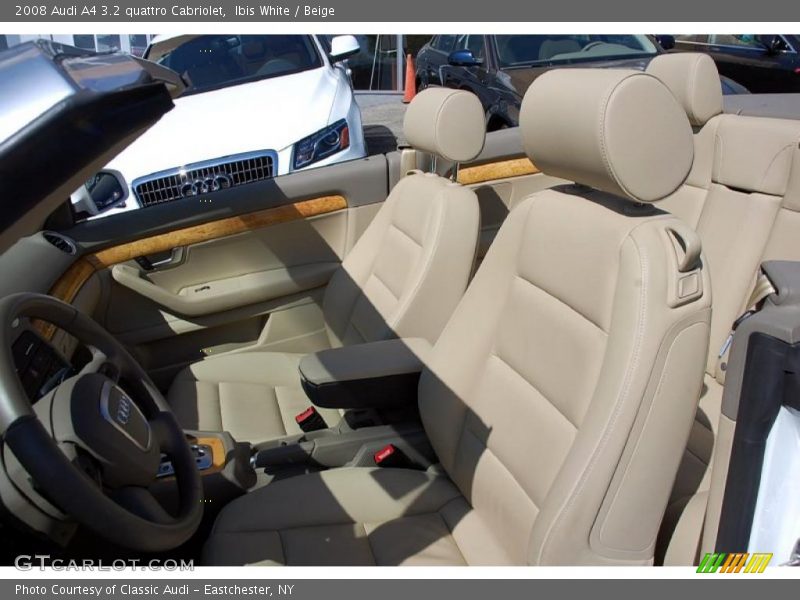 Ibis White / Beige 2008 Audi A4 3.2 quattro Cabriolet