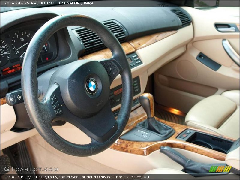 Kalahari Beige Metallic / Beige 2004 BMW X5 4.4i