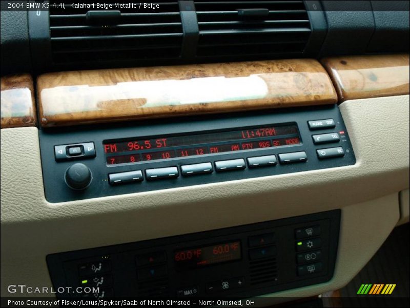Kalahari Beige Metallic / Beige 2004 BMW X5 4.4i