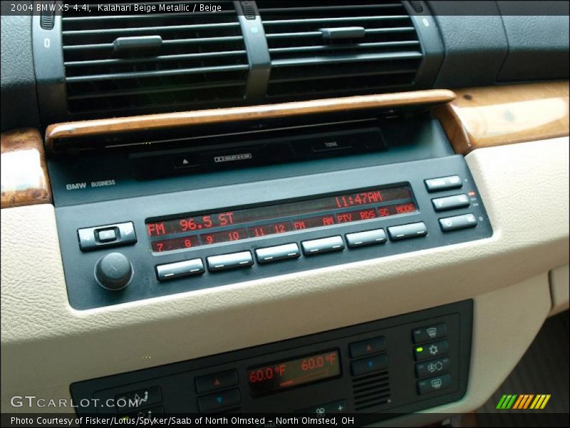 Kalahari Beige Metallic / Beige 2004 BMW X5 4.4i