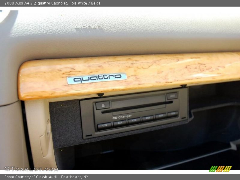 Ibis White / Beige 2008 Audi A4 3.2 quattro Cabriolet