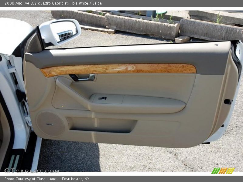 Ibis White / Beige 2008 Audi A4 3.2 quattro Cabriolet