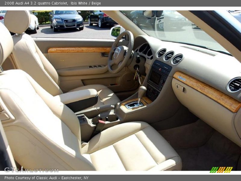 Ibis White / Beige 2008 Audi A4 3.2 quattro Cabriolet