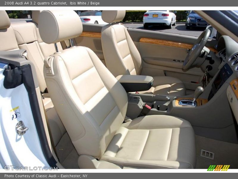 Ibis White / Beige 2008 Audi A4 3.2 quattro Cabriolet
