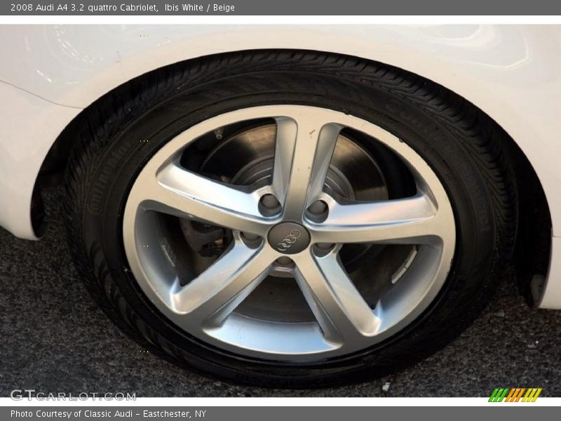Ibis White / Beige 2008 Audi A4 3.2 quattro Cabriolet
