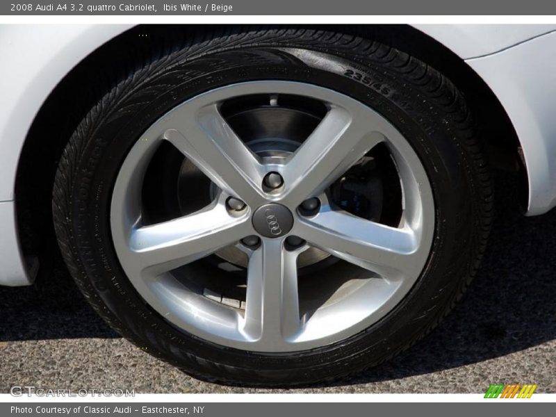 Ibis White / Beige 2008 Audi A4 3.2 quattro Cabriolet