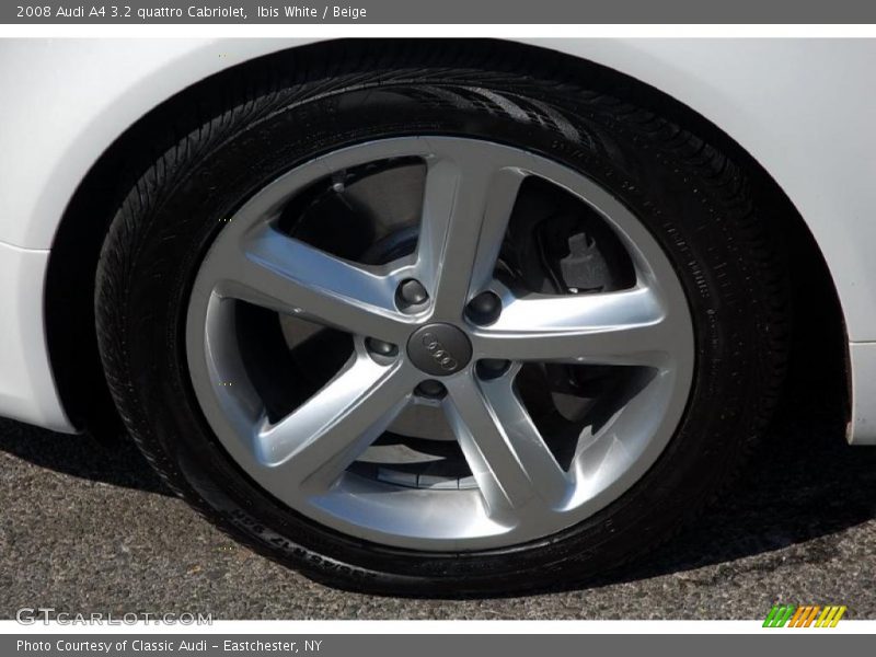 Ibis White / Beige 2008 Audi A4 3.2 quattro Cabriolet