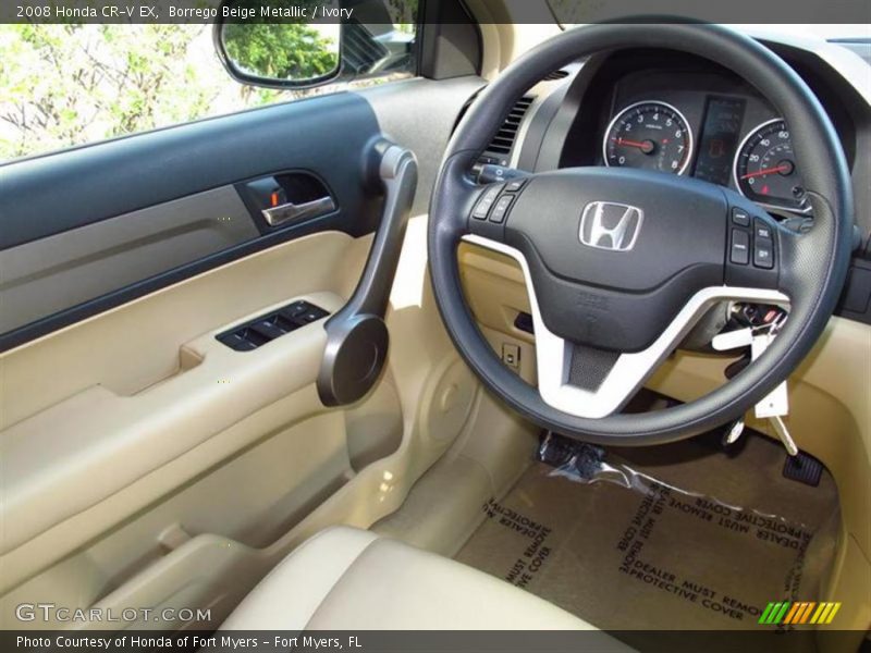 Borrego Beige Metallic / Ivory 2008 Honda CR-V EX