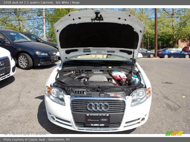 Ibis White / Beige 2008 Audi A4 3.2 quattro Cabriolet