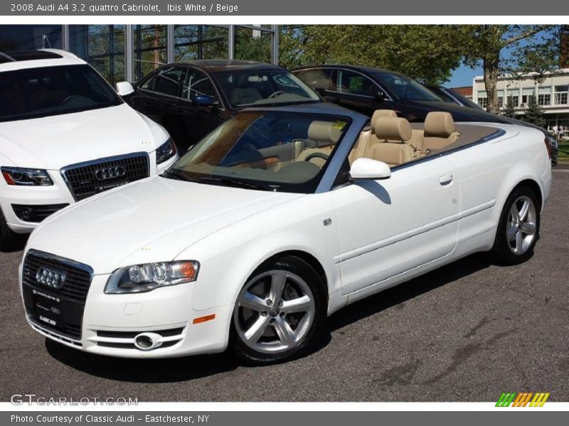 Ibis White / Beige 2008 Audi A4 3.2 quattro Cabriolet