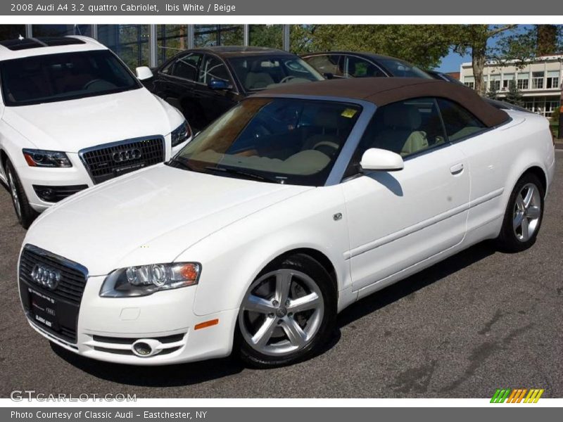 Ibis White / Beige 2008 Audi A4 3.2 quattro Cabriolet
