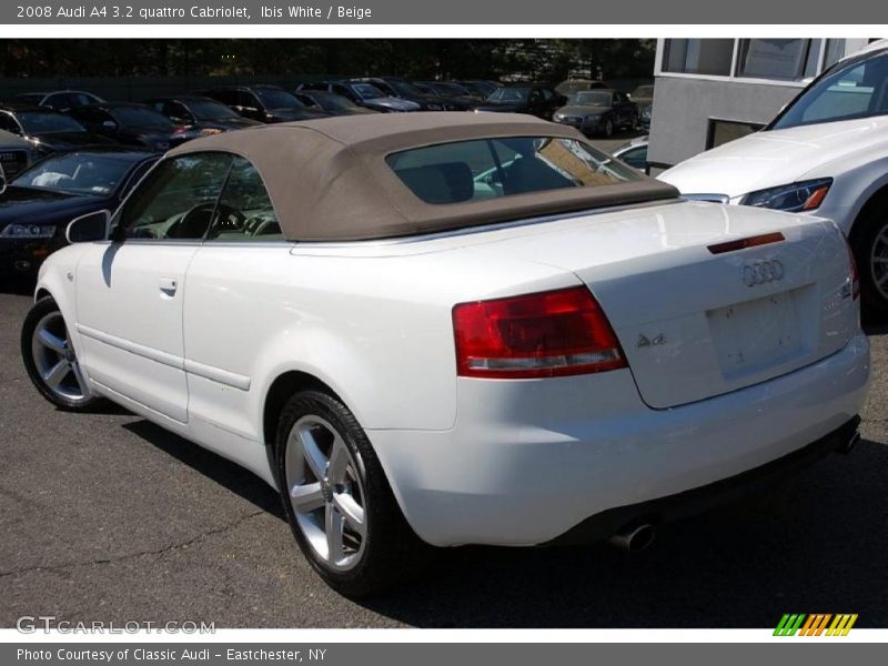 Ibis White / Beige 2008 Audi A4 3.2 quattro Cabriolet