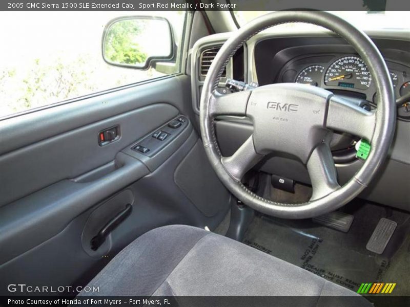  2005 Sierra 1500 SLE Extended Cab Dark Pewter Interior
