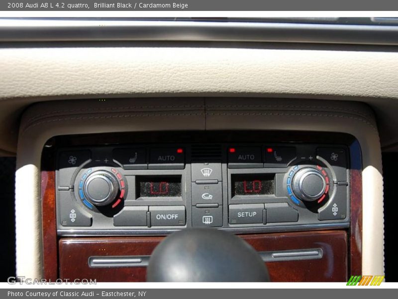 Brilliant Black / Cardamom Beige 2008 Audi A8 L 4.2 quattro