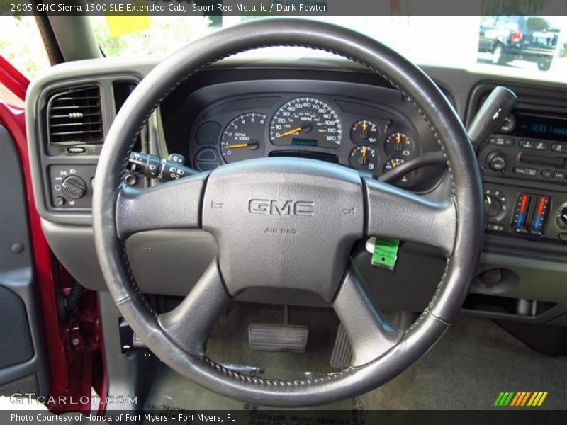  2005 Sierra 1500 SLE Extended Cab Steering Wheel