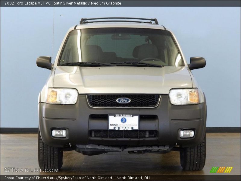 Satin Silver Metallic / Medium Graphite 2002 Ford Escape XLT V6