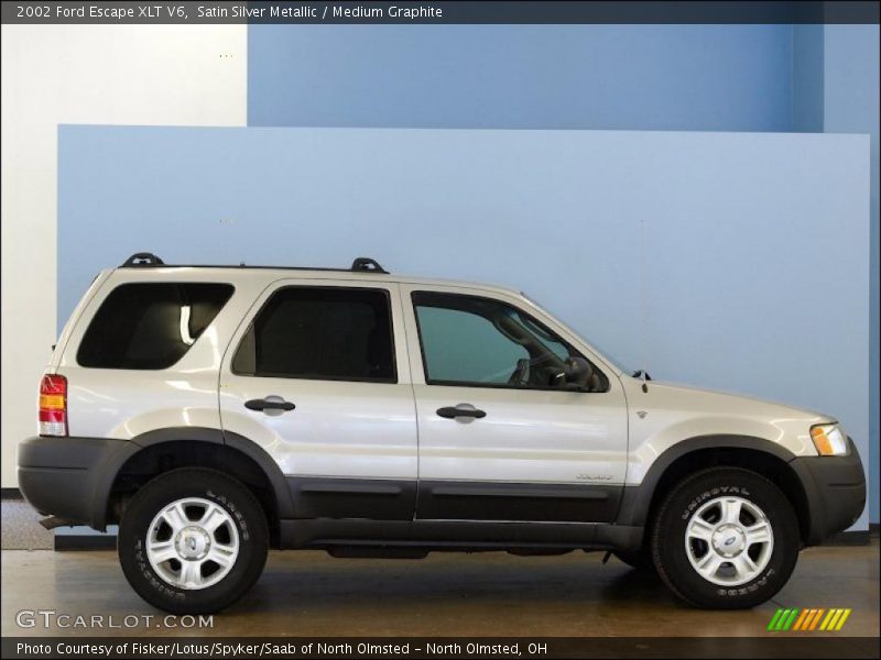Satin Silver Metallic / Medium Graphite 2002 Ford Escape XLT V6