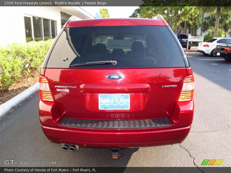 Redfire Metallic / Pebble Beige 2006 Ford Freestyle Limited