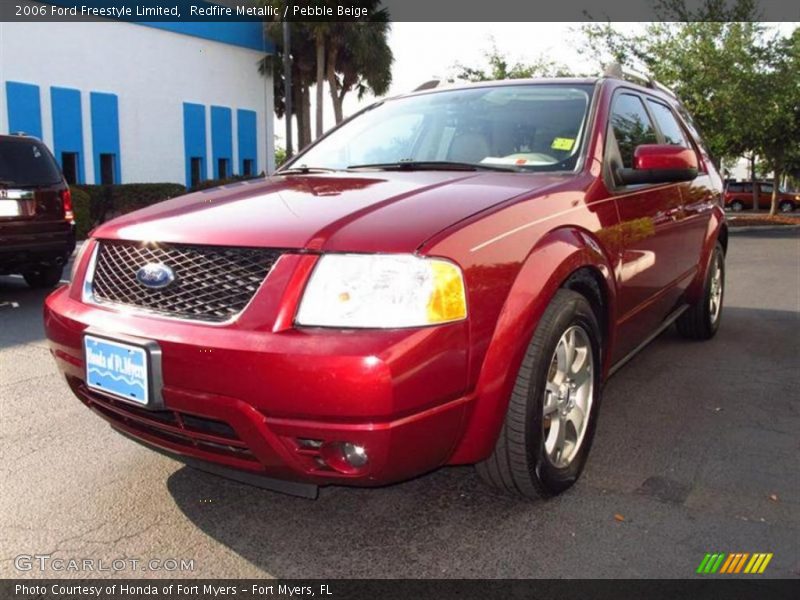 Redfire Metallic / Pebble Beige 2006 Ford Freestyle Limited