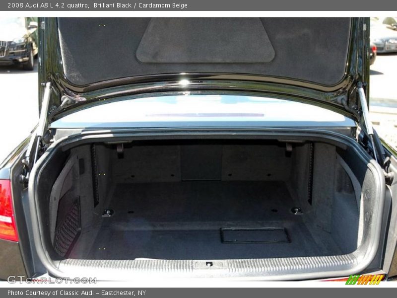 Brilliant Black / Cardamom Beige 2008 Audi A8 L 4.2 quattro