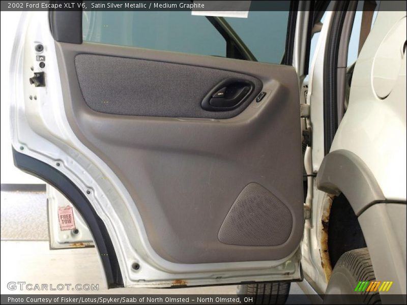 Satin Silver Metallic / Medium Graphite 2002 Ford Escape XLT V6