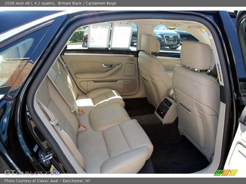 Brilliant Black / Cardamom Beige 2008 Audi A8 L 4.2 quattro