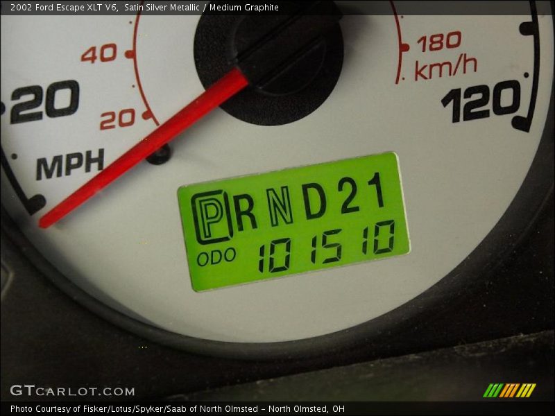 Satin Silver Metallic / Medium Graphite 2002 Ford Escape XLT V6