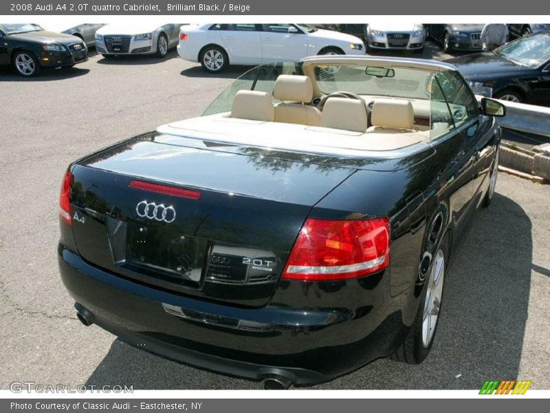 Brilliant Black / Beige 2008 Audi A4 2.0T quattro Cabriolet