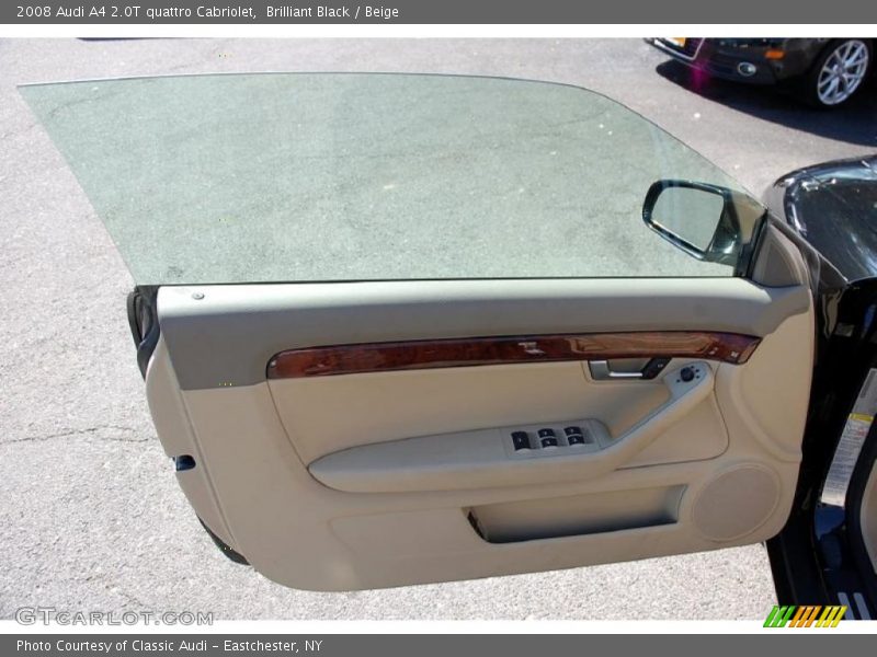 Brilliant Black / Beige 2008 Audi A4 2.0T quattro Cabriolet