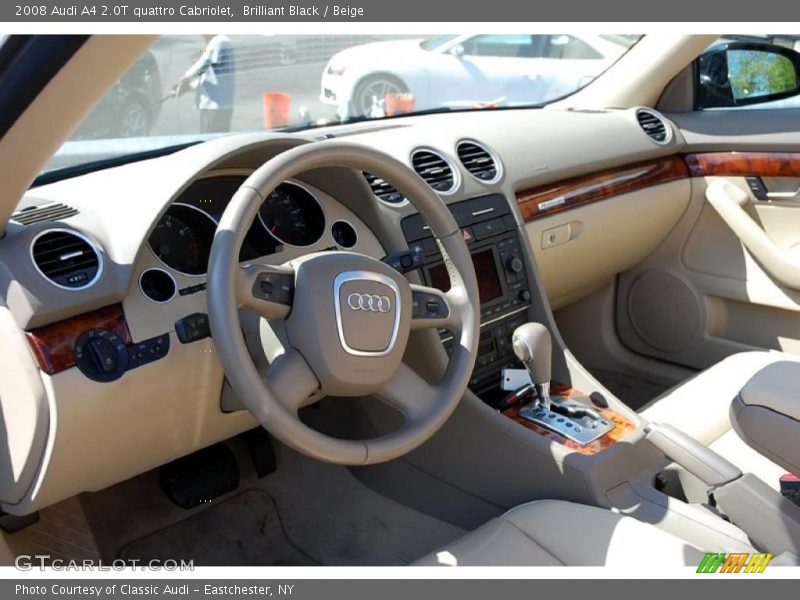 Brilliant Black / Beige 2008 Audi A4 2.0T quattro Cabriolet