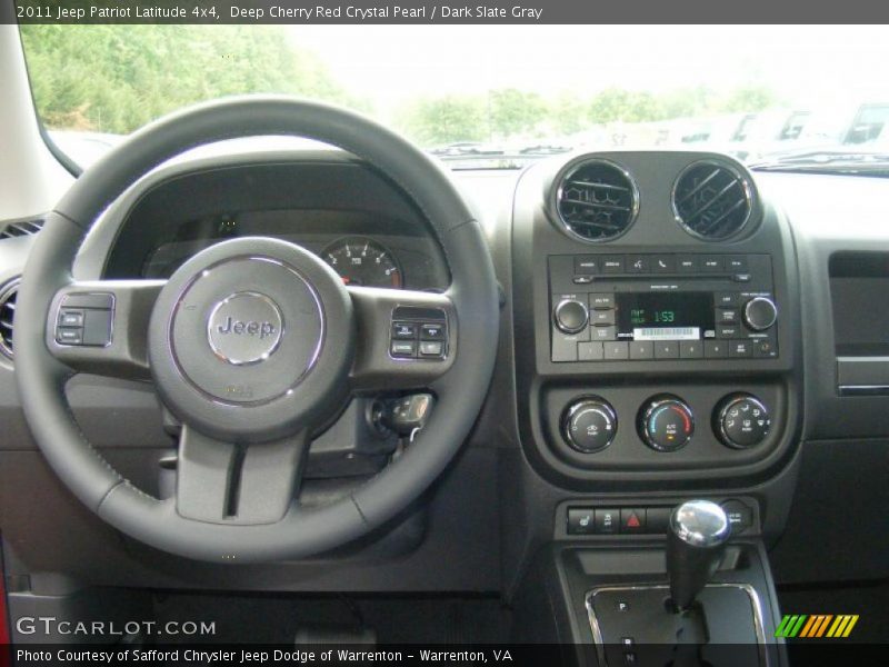 Deep Cherry Red Crystal Pearl / Dark Slate Gray 2011 Jeep Patriot Latitude 4x4