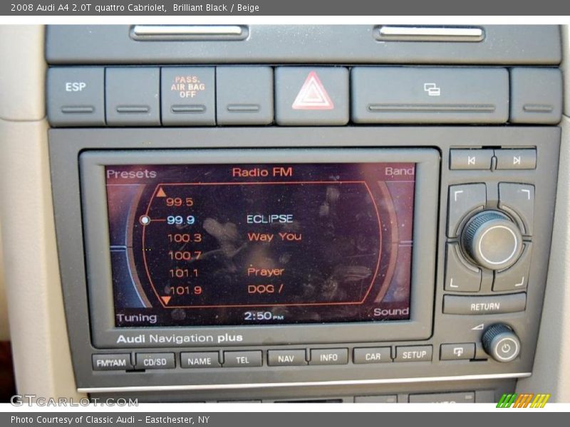 Brilliant Black / Beige 2008 Audi A4 2.0T quattro Cabriolet