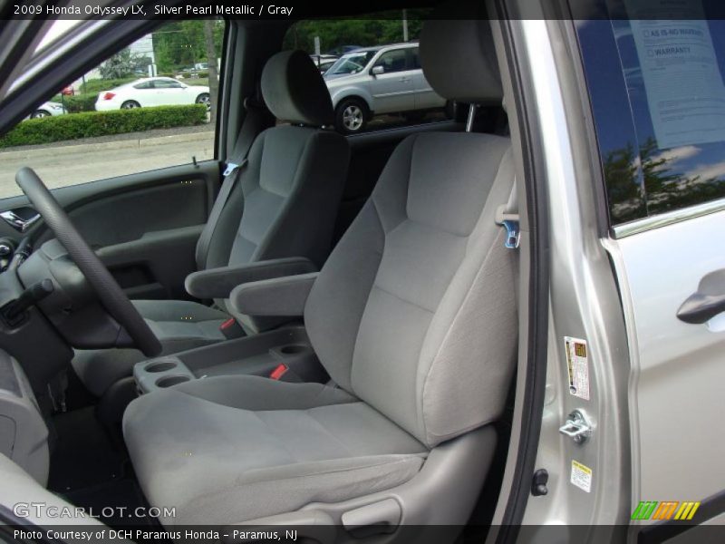 Silver Pearl Metallic / Gray 2009 Honda Odyssey LX