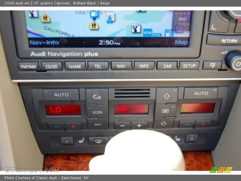 Brilliant Black / Beige 2008 Audi A4 2.0T quattro Cabriolet