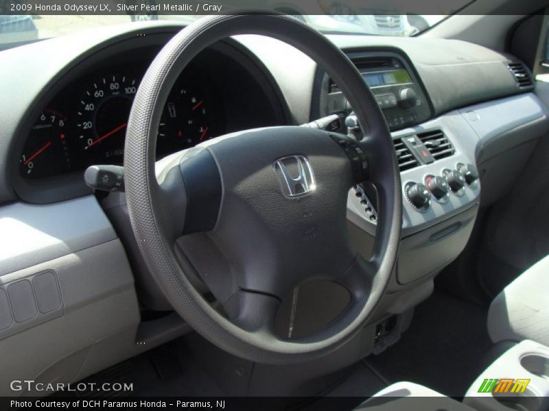 Silver Pearl Metallic / Gray 2009 Honda Odyssey LX