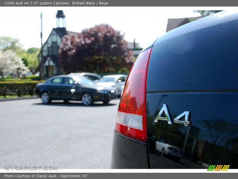 Brilliant Black / Beige 2008 Audi A4 2.0T quattro Cabriolet